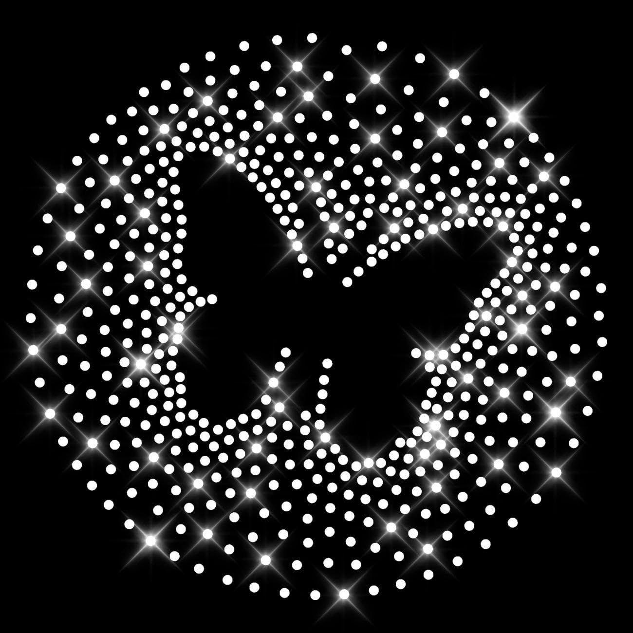 Glitzerdeals Bügelbild Strass funkelnder Schmetterling Strassmotiv zum Aufbügeln Schmetterling Bügelmotiv Schmetterlinge Strass Aufbügler Schmetterling