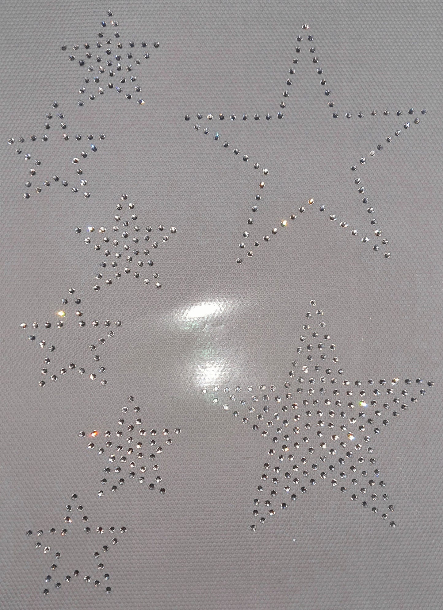 Strass Bügelbild 8 Sterne Strassmotiv zum Aufbügeln Aufbügler Sterne Hotfix iron-on-rhinestone transfer Bügelmotiv kristall Stern Glitzer