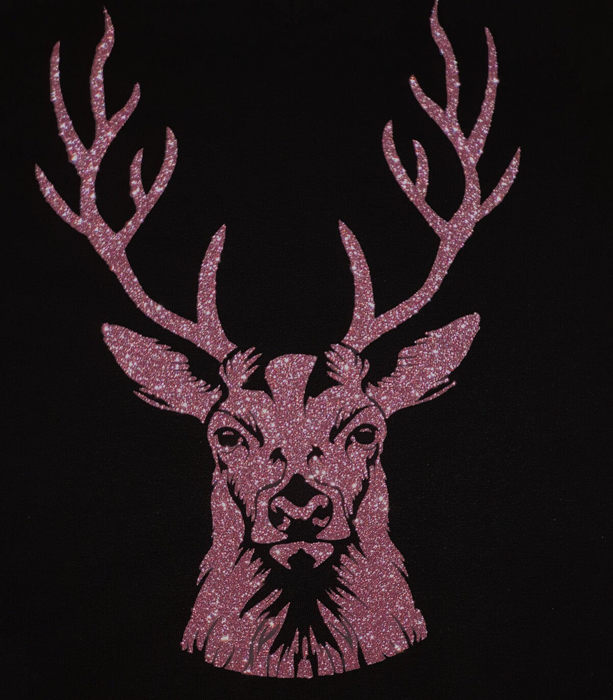 T-Shirt mit glitzerndem Aufdruck fürs Oktoberfest Hirsch rosa Wiesn Shirt für Damen in Gr. S-5XL - haltbarer Aufdruck, Maschinenwäsche