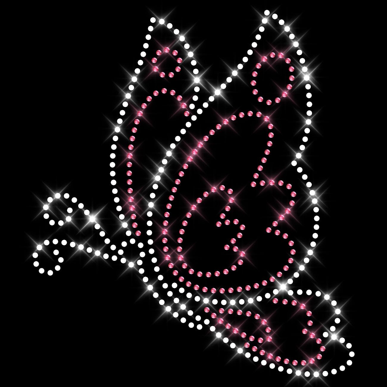 Glitzerdeals Bügelbilder Karneval Strass funkelnde Schmetterlinge auch im Set Aufbügler für Textilien Schmetterlinge Bügelmotiv Schmetterling Strass Bügelbild Schmetterlinge