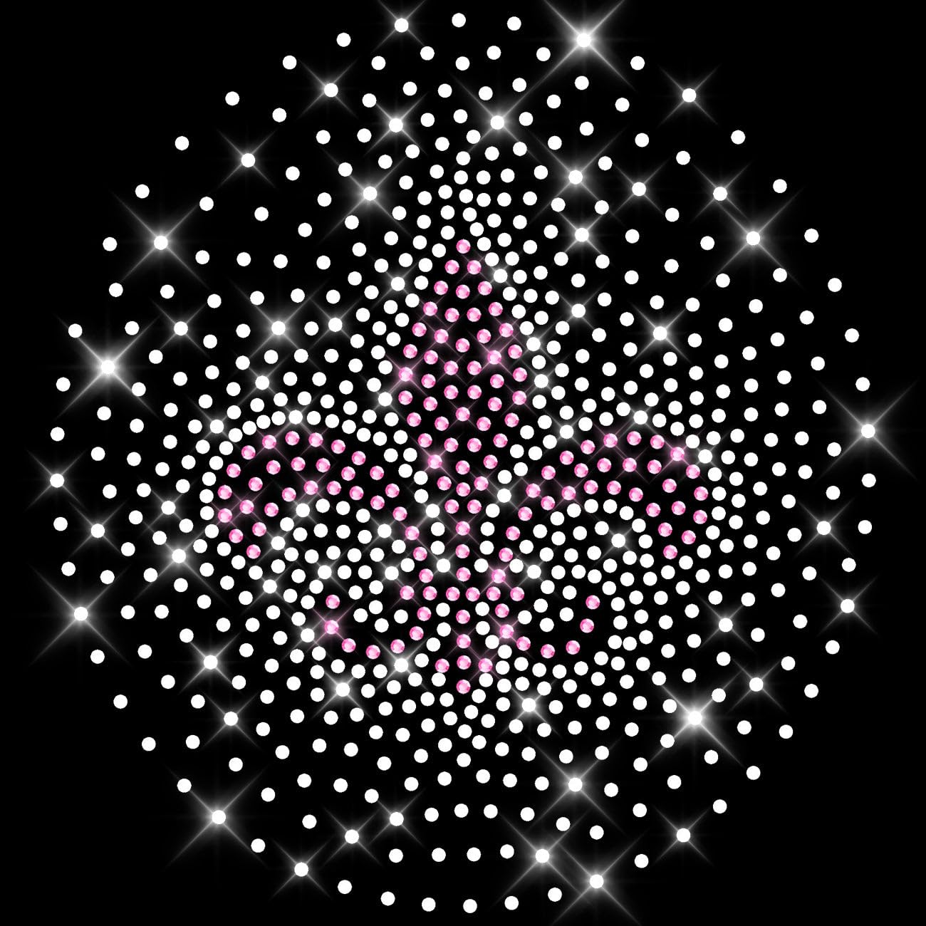Glitzerdeals Bügelbild Strass funkelnde französische Lilie Strassmotiv zum Aufbügeln Lilie Bügelmotiv französische Lilie Strass Aufbügler Lilie Heraldik