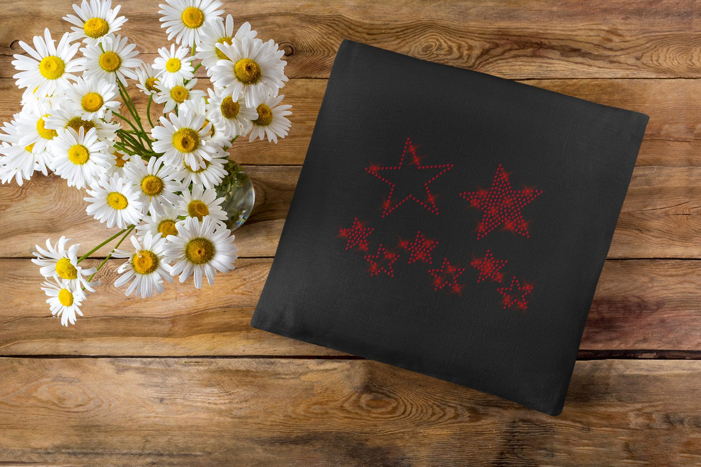 Glitzerdeals Strass Bügelbild Sterne – Aufbügler für Textilien, T-Shirt & Kostüm – DIY Strassmotiv zum Aufbügeln