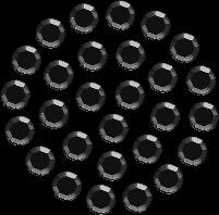 Strass Bügelbild Peace Strassmotiv zum Aufbügeln Aufbügler Peacezeichen Hotfix iron-on-rhinestone transfer Bügelmotiv Glitzer peace sign 2C